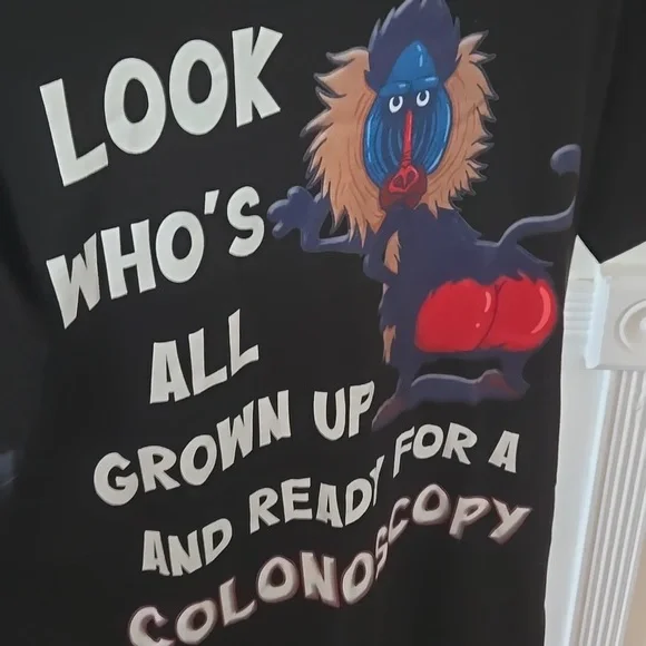 Canvas Black Colonoscopy T Shirt - Picture 8 of 8